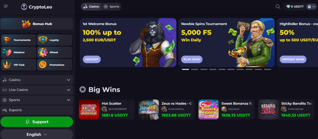 Cryptoleo crypto casino